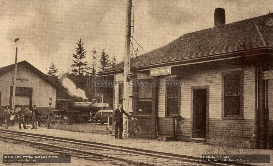 Postcard: Boston & Maine Station, Wentworth, New Hampshire